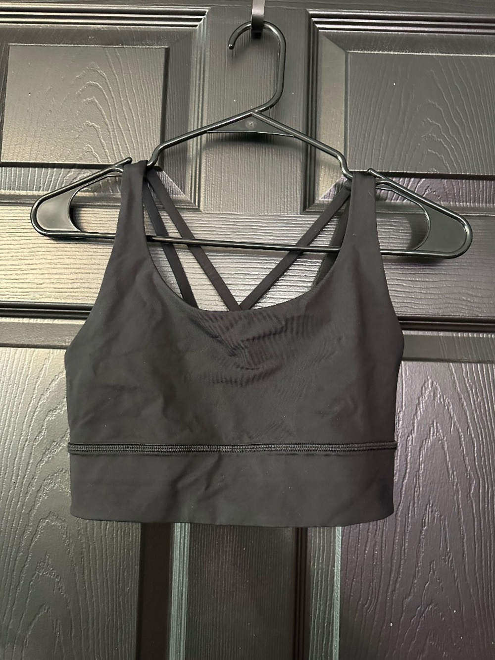 Lululemon Energy Bra Longline Black Size 6